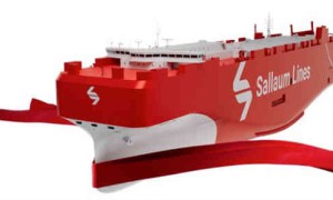 金陵船厂获瑞士船东Sallaum Lines6艘LNG动力PCTC订单