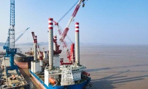 因海水漫浸抢修的“振江号”海上风电平台被法院通知将获1.87亿元保险理赔款