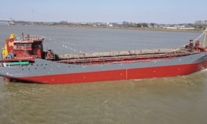 大津重工：5200吨多用途船完成接水、上船台节点