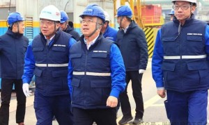 中国船舶集团党组副书记、总经理王国强调研外高桥造船