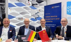 在2025中国国际海事会展上，德国两大组织谈中德海事合作和2026年德国汉堡海事展SMM