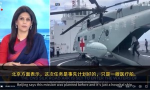 印度甲亢姐报道分析美国大军压境委内瑞拉，中国海军船和飞机将驶入