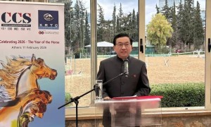 中国驻希腊大使出席船舶海工界迎接中国新年庆祝活动。希腊版中国造船厂地图将发布赠送