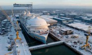 LNG动力25万总吨级世界最大邮轮“海洋标志”号出坞，2月21-23日将交流