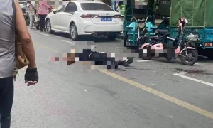 以烧烤闻名的淄博一女子遭当街杀害，公安民警赶到现场控制嫌疑人