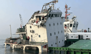 台湾长荣大船在青岛撞船，影响上海、宁波、深圳集装箱海运